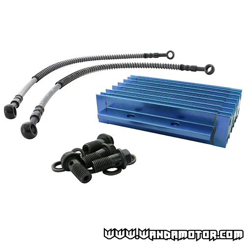 Oil cooler kit 4-stroke blue